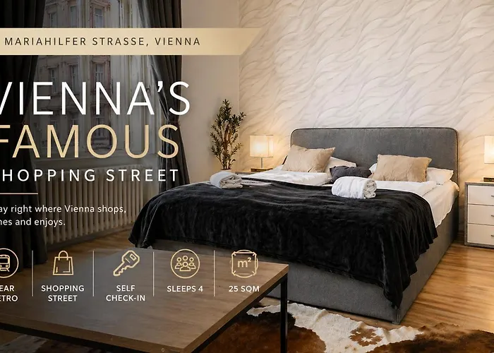 10-min To Westbahnhof, Modern With Tv, Wi-fi Bécs
